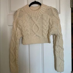 DKNY exposed back sweater